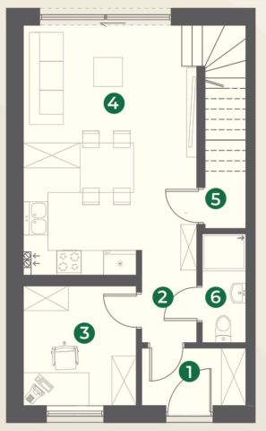 bliźniak, 4 pokoje Rączna. Zdjęcie 21