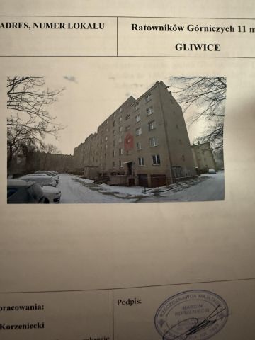 Mieszkanie 3-pokojowe Gliwice Trynek, ul. Ratowników Górniczych. Zdjęcie 1