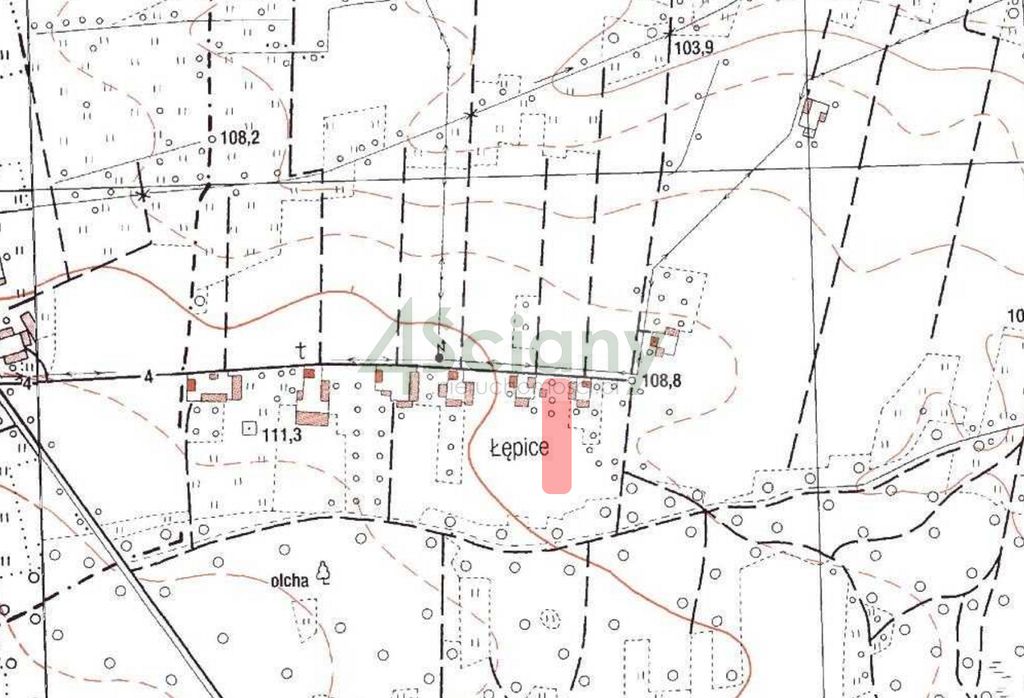 Działka budowlana Łępice. Zdjęcie 6