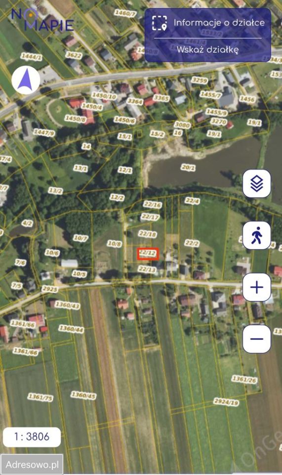 Działka rolno-budowlana Polanka Wielka. Zdjęcie 7