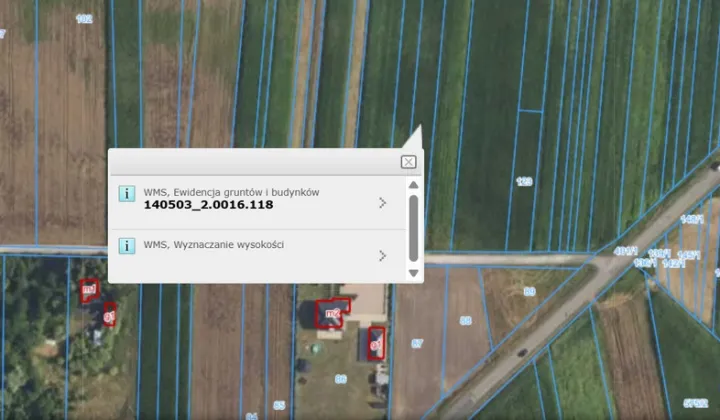 Działka rolna Osiny