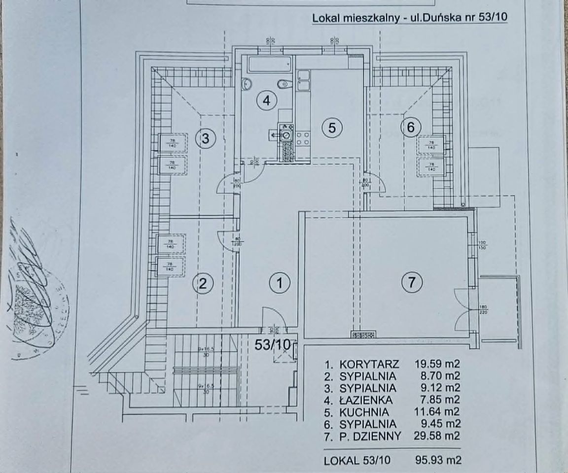 Mieszkanie 4-pokojowe Szczecin Warszewo, ul. Duńska. Zdjęcie 19
