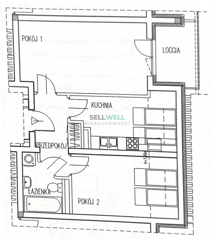 Mieszkanie 2-pokojowe Wrocław Maślice, ul. Królewiecka. Zdjęcie 19