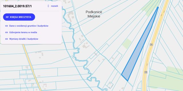 Działka rolno-budowlana Podkonice Miejskie. Zdjęcie 1