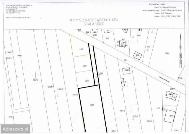 Działka rolno-budowlana Dąbrowa Górnicza Ząbkowice, ul. Związku Orła Białego. Zdjęcie 1