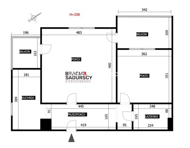 Mieszkanie 2-pokojowe Kraków Dębniki, ul. Zachodnia. Zdjęcie 16
