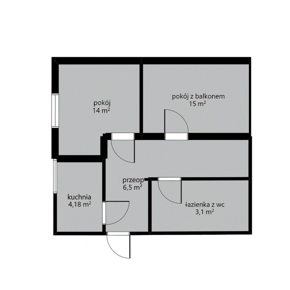 Mieszkanie 2-pokojowe Będzin, ul. dr. Adama Bilika. Zdjęcie 15