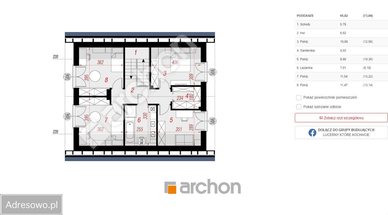 dom wolnostojący, 5 pokoi Mielec Rzochów, ul. Letniego poranka. Zdjęcie 12