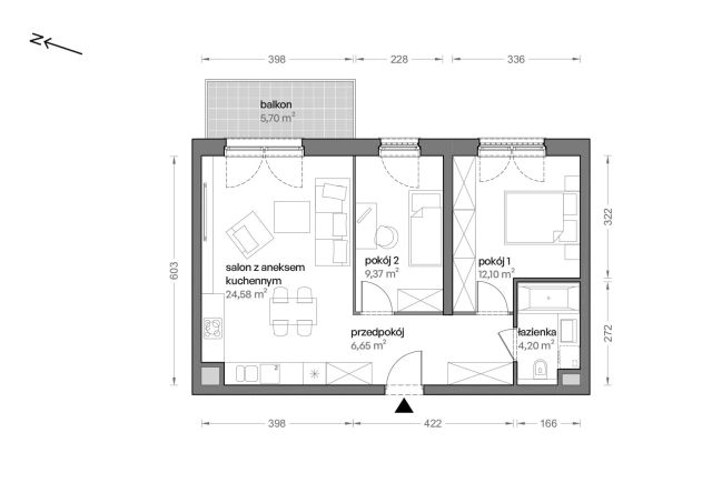 Mieszkanie 3-pokojowe Katowice Brynów, ul. Ceglana. Zdjęcie 7