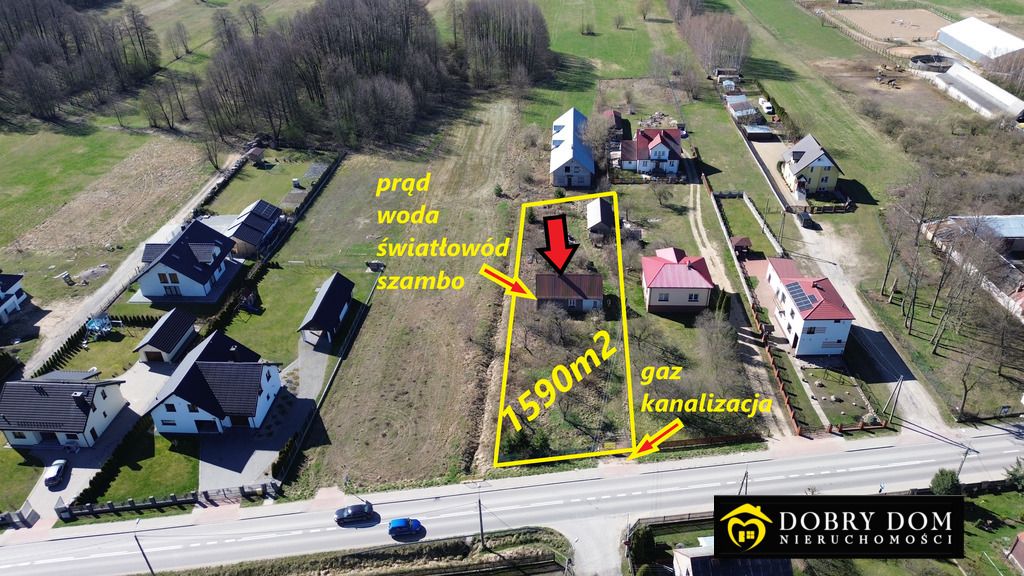 dom wolnostojący, 2 pokoje Dobrzyniewo Fabryczne