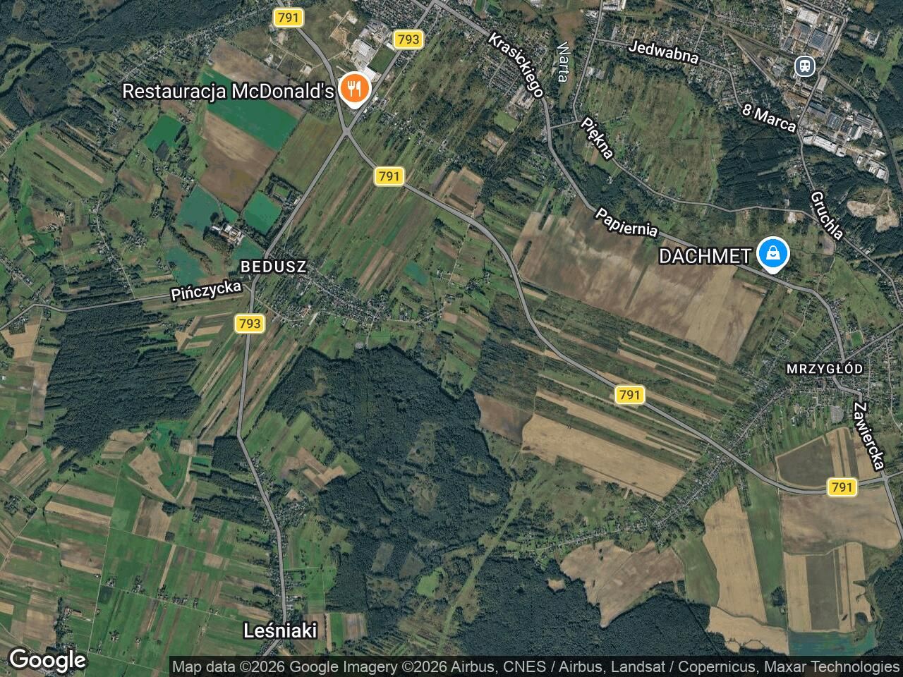 Działka budowlana Myszków Będusz, ul. Franulka. Zdjęcie 1