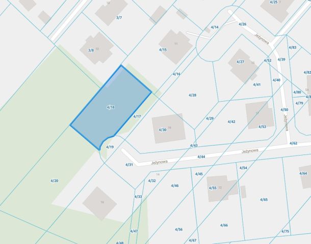 Działka budowlana Lublin Ponikwoda, ul. Jeżynowa. Zdjęcie 1