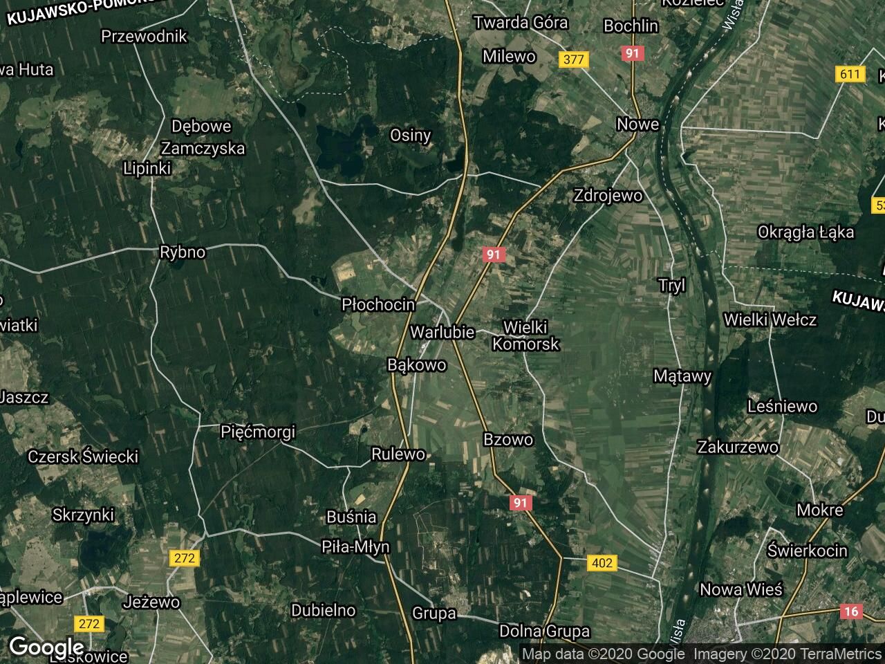 Działka siedliskowa Warlubie, ul. Komorska
