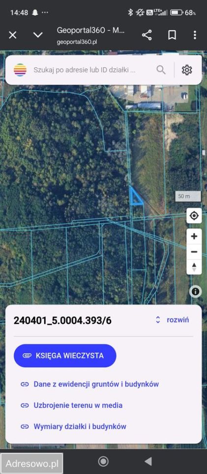 Działka rolno-budowlana Łojki, ul. Polna. Zdjęcie 3