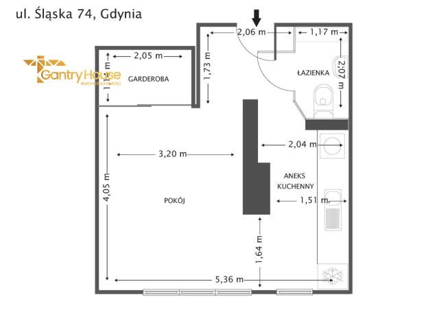 Mieszkanie 1-pokojowe Gdynia Działki Leśne, ul. Śląska. Zdjęcie 11