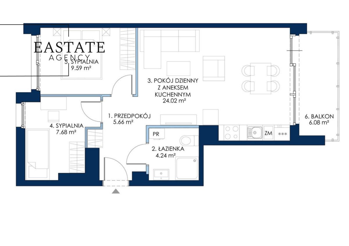 Mieszkanie 3-pokojowe Wiślinka, ul. Łąkowa. Zdjęcie 9