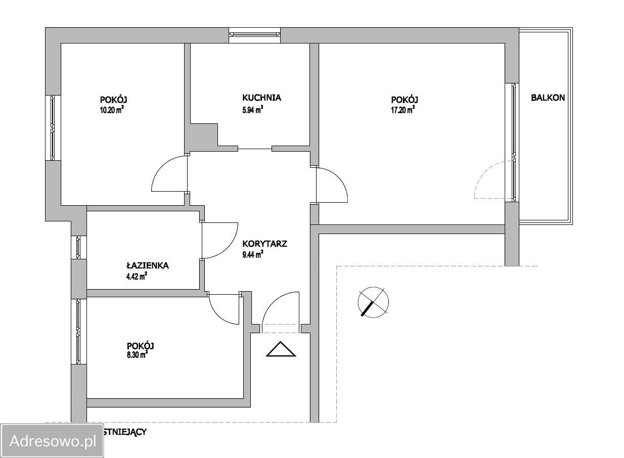 Mieszkanie 3-pokojowe Gdynia Dąbrowa, ul. Gorczycowa. Zdjęcie 13
