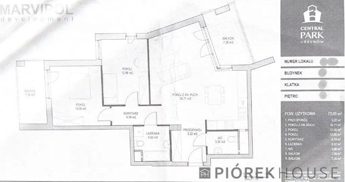 Mieszkanie 3-pokojowe Warszawa Ursynów, ul. Kłobucka. Zdjęcie 8