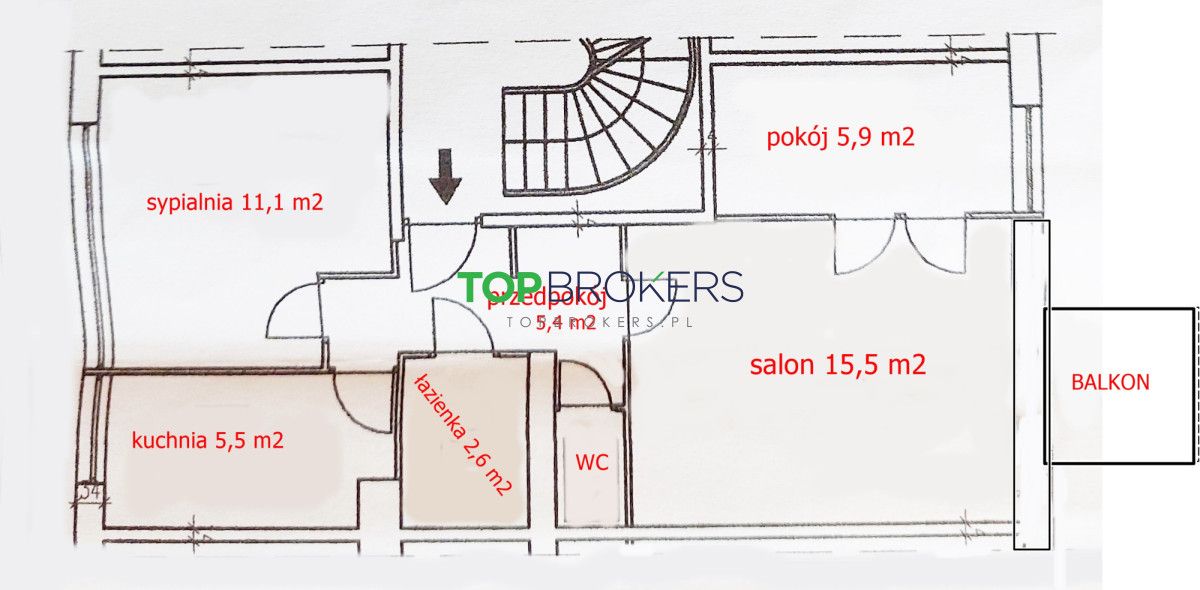 Mieszkanie 3-pokojowe Warszawa Targówek, ul. Łojewska. Zdjęcie 8