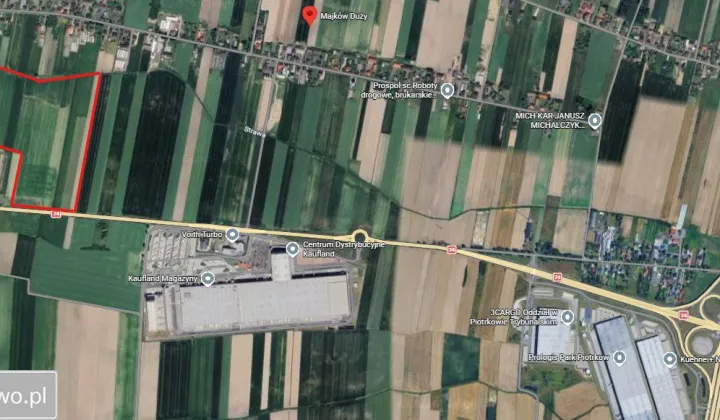 Działka inwestycyjna Majków Duży