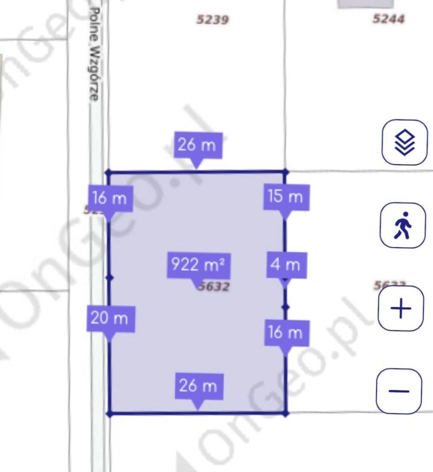 Działka budowlana Olkusz Podgrabie, ul. Polne Wzgórze. Zdjęcie 5