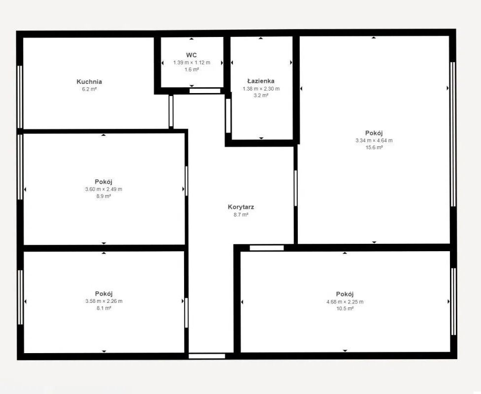 Mieszkanie 4-pokojowe Łódź Retkinia, al. ks. kard. Stefana Wyszyńskiego. Zdjęcie 8
