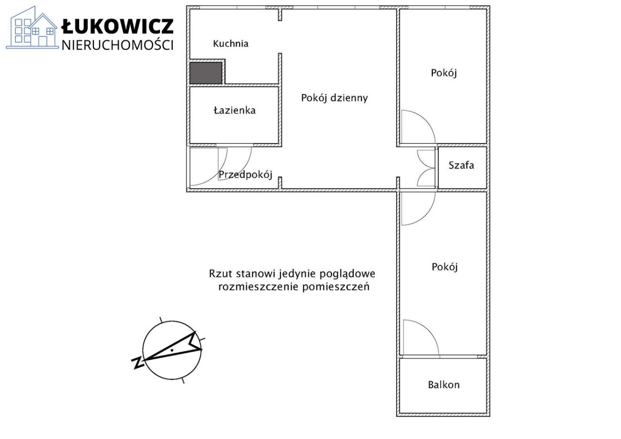 Mieszkanie 3-pokojowe Bielsko-Biała Złote Łany. Zdjęcie 2