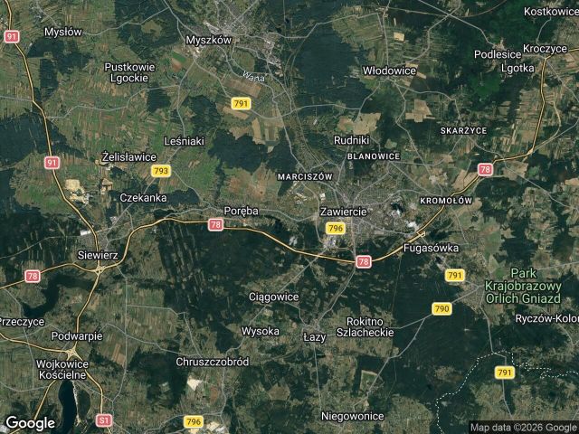 Działka rolno-budowlana Poręba, ul. Armii Krajowej. Zdjęcie 1