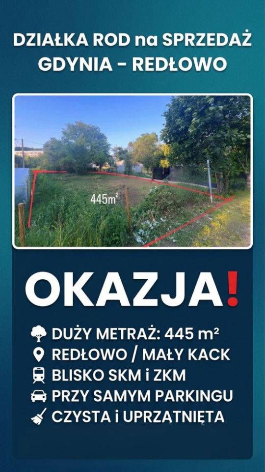 Działka rod Gdynia Redłowo, al. Zwycięstwa. Zdjęcie 2