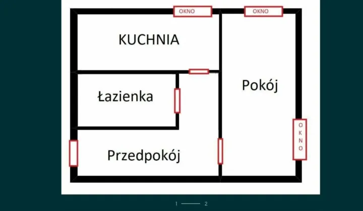 Mieszkanie 1-pokojowe Ostrowiec Świętokrzyski Centrum, ul. Henryka Sienkiewicza