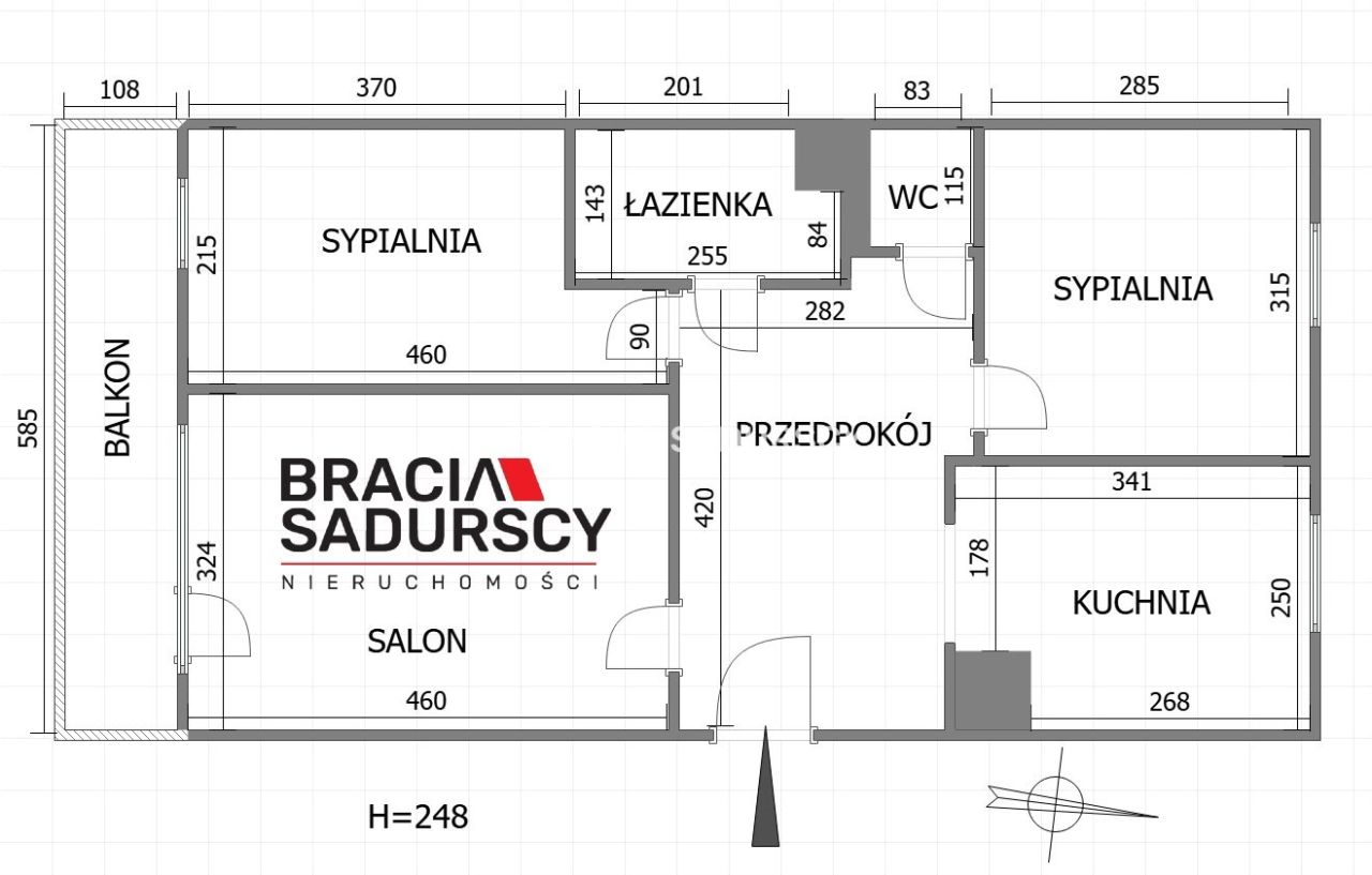 Mieszkanie 3-pokojowe Kraków Krowodrza, ul. Kazimierza Wielkiego. Zdjęcie 29