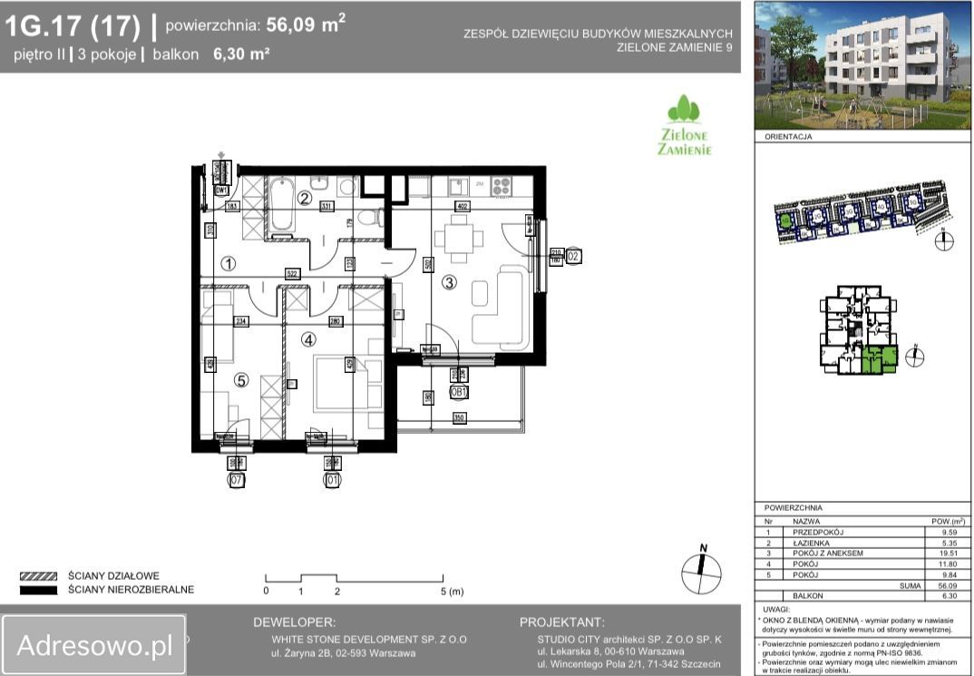 Mieszkanie 3-pokojowe Zamienie. Zdjęcie 11