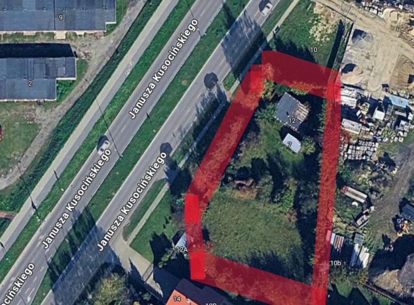 Działka inna Świdnik Centrum, ul. Janusza Kusocińskiego. Zdjęcie 3
