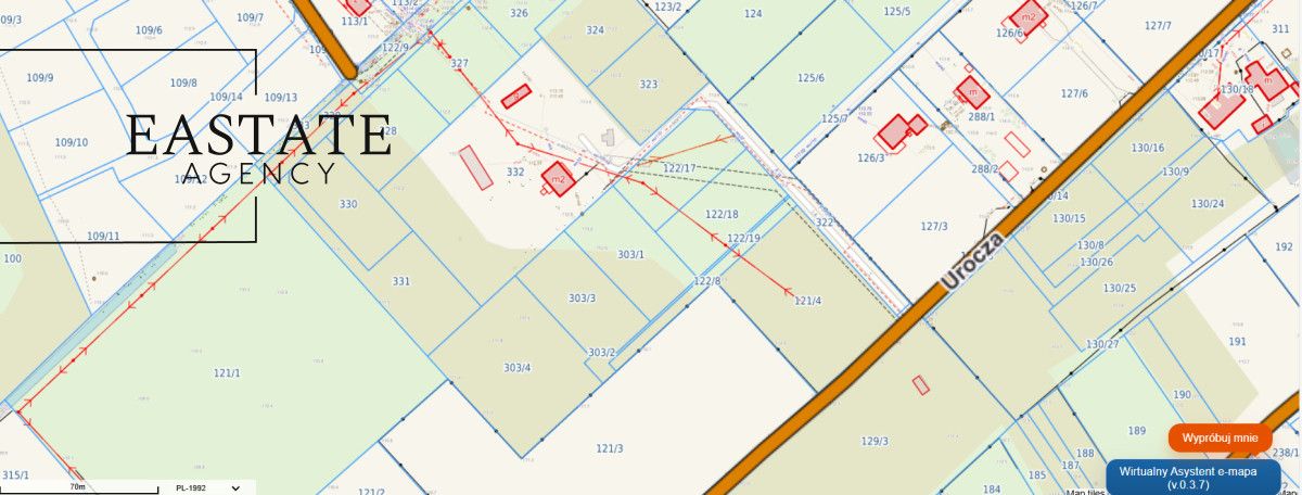 Działka budowlana Słomczyn, ul. Urocza. Zdjęcie 5