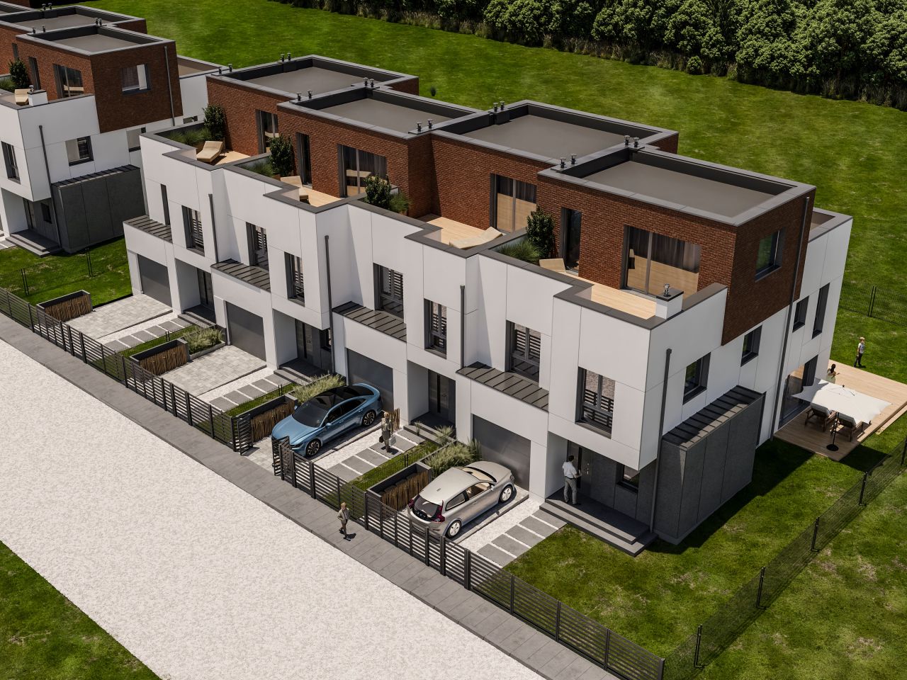 bliźniak, 5 pokoi Ożarów Mazowiecki, Przytulna