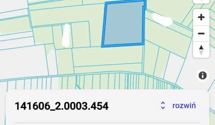 Działka leśna Godlewo-Mierniki