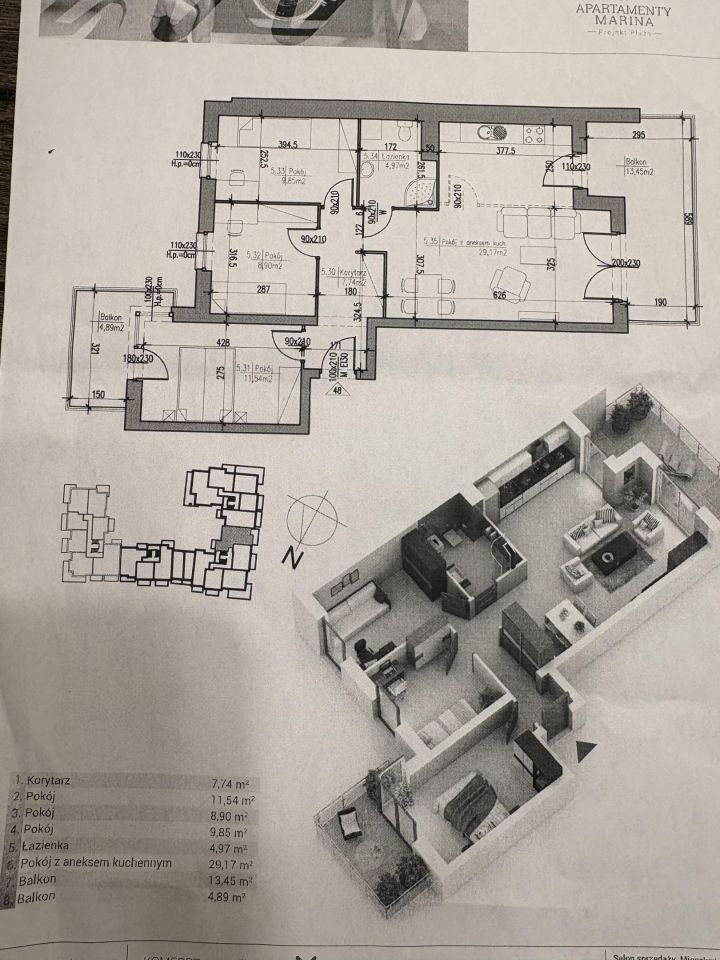 Mieszkanie 4-pokojowe Ełk, ul. bp. Edwarda Samsela. Zdjęcie 8