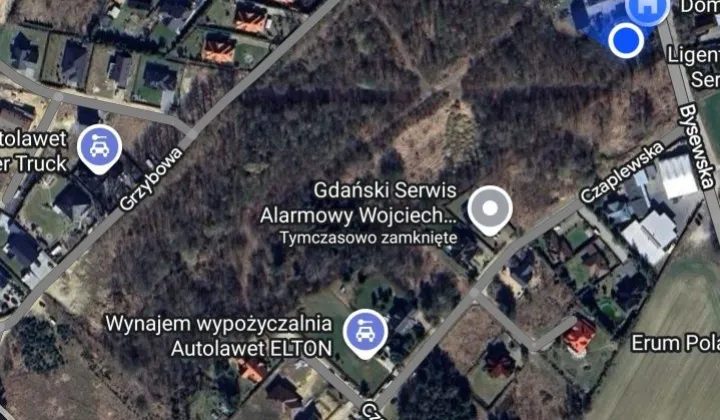 Działka budowlana Gdańsk Bysewo