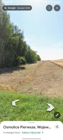 Działka budowlana Osmolice Pierwsze. Zdjęcie 1