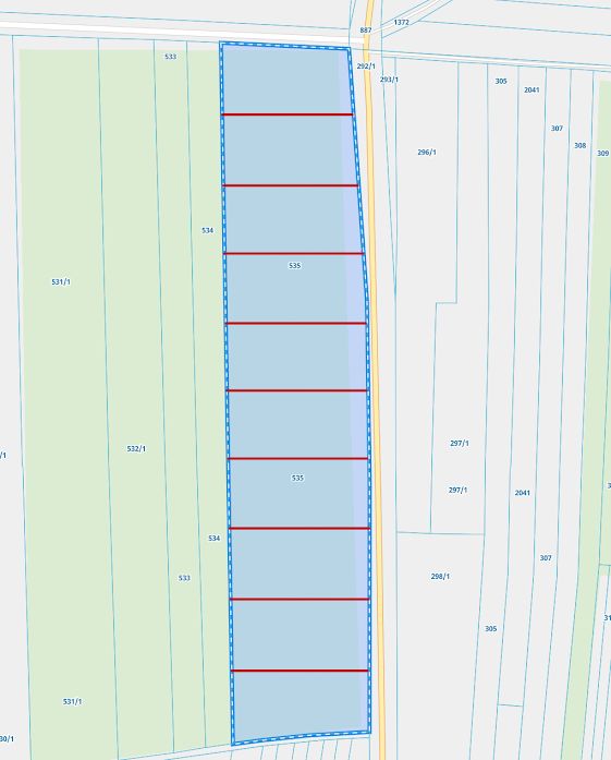 Działka leśna Olempin