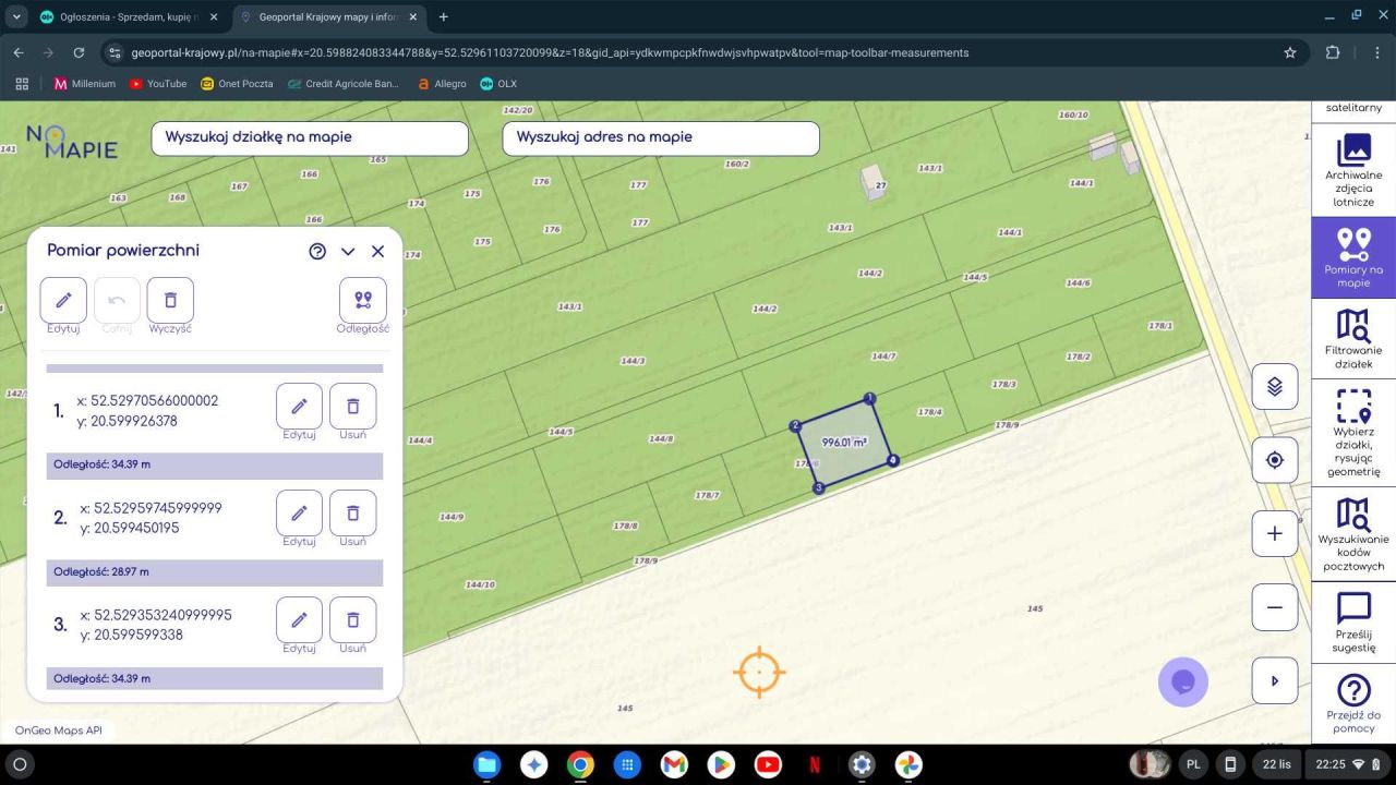 Działka budowlana Nowa Wrona. Zdjęcie 4