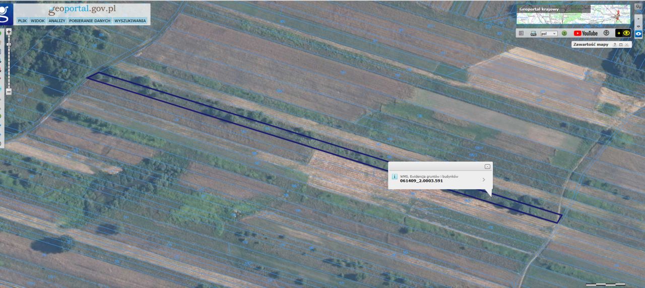 Działka rolna Nieciecz