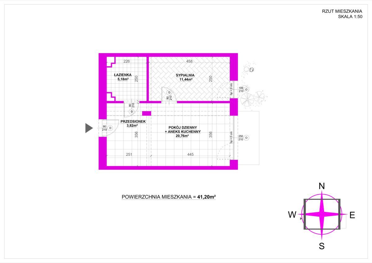 Mieszkanie 2-pokojowe Czarnochowice. Zdjęcie 20