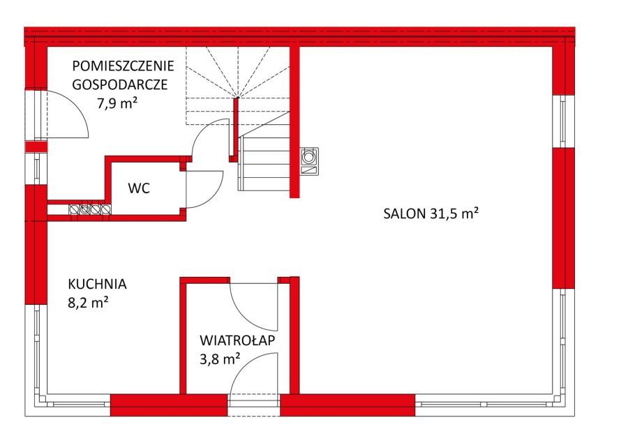 bliźniak, 5 pokoi Gdynia Oksywie, ul. Arendta Dickmana. Zdjęcie 19