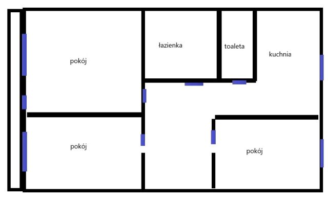 Mieszkanie 3-pokojowe Łódź Bałuty, ul. Julianowska. Zdjęcie 14