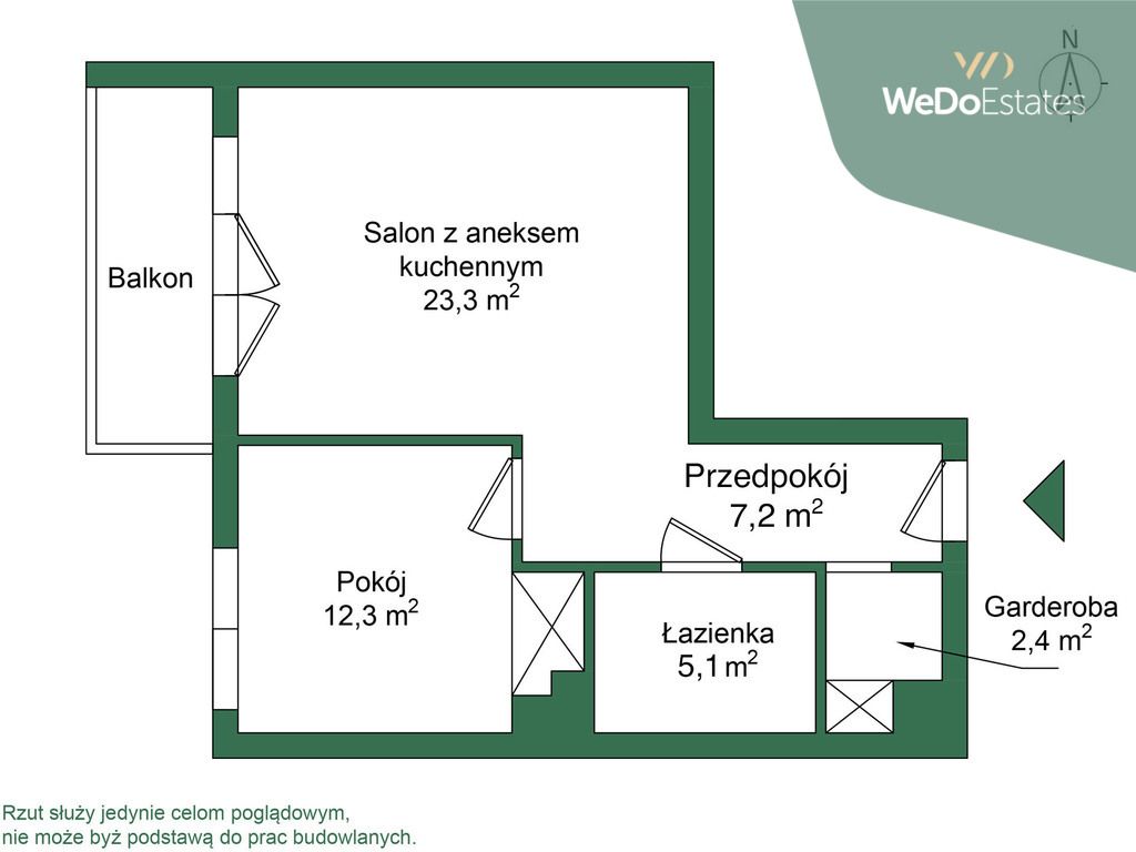 Mieszkanie 2-pokojowe Warszawa Mokotów, ul. Bartycka. Zdjęcie 21