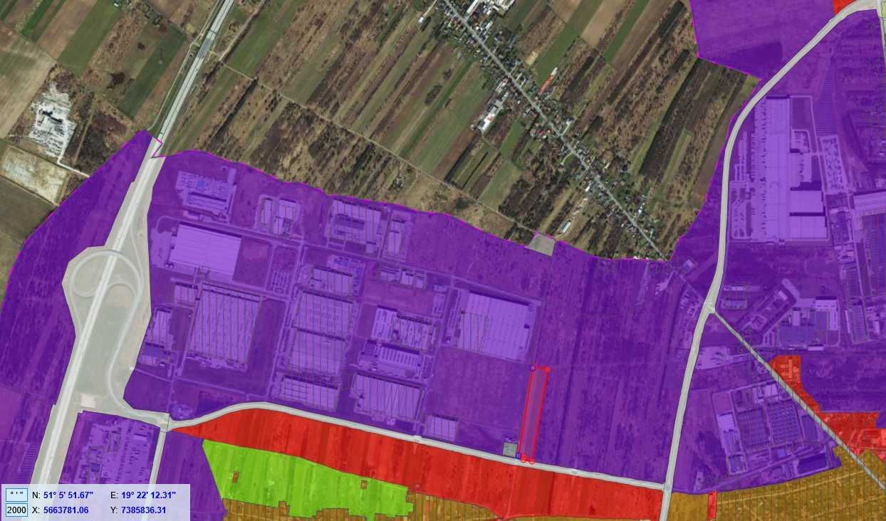Działka inwestycyjna Radomsko. Zdjęcie 2