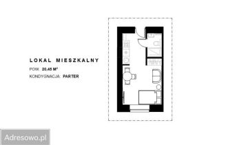 Mieszkanie 1-pokojowe Łódź Polesie, ul. Ludomira Różyckiego