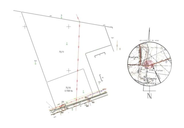 Działka budowlana Kucharki. Zdjęcie 1
