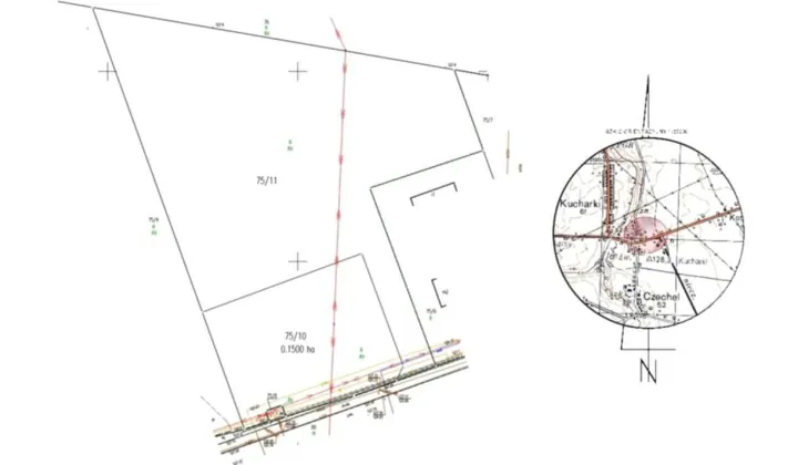 Działka budowlana Kucharki